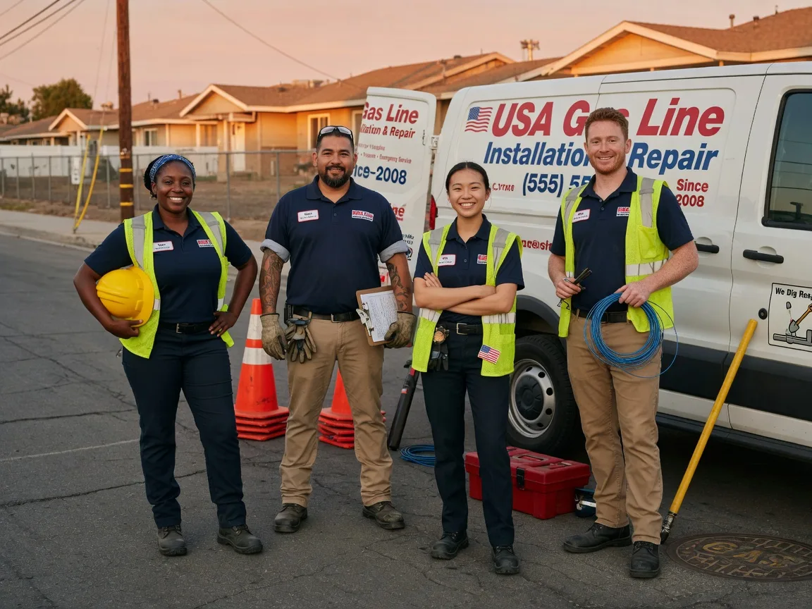 Gas Line Installation company in Upham, ND